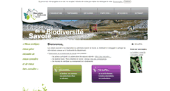 Desktop Screenshot of biodiversite-savoie.org