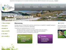 Tablet Screenshot of biodiversite-savoie.org